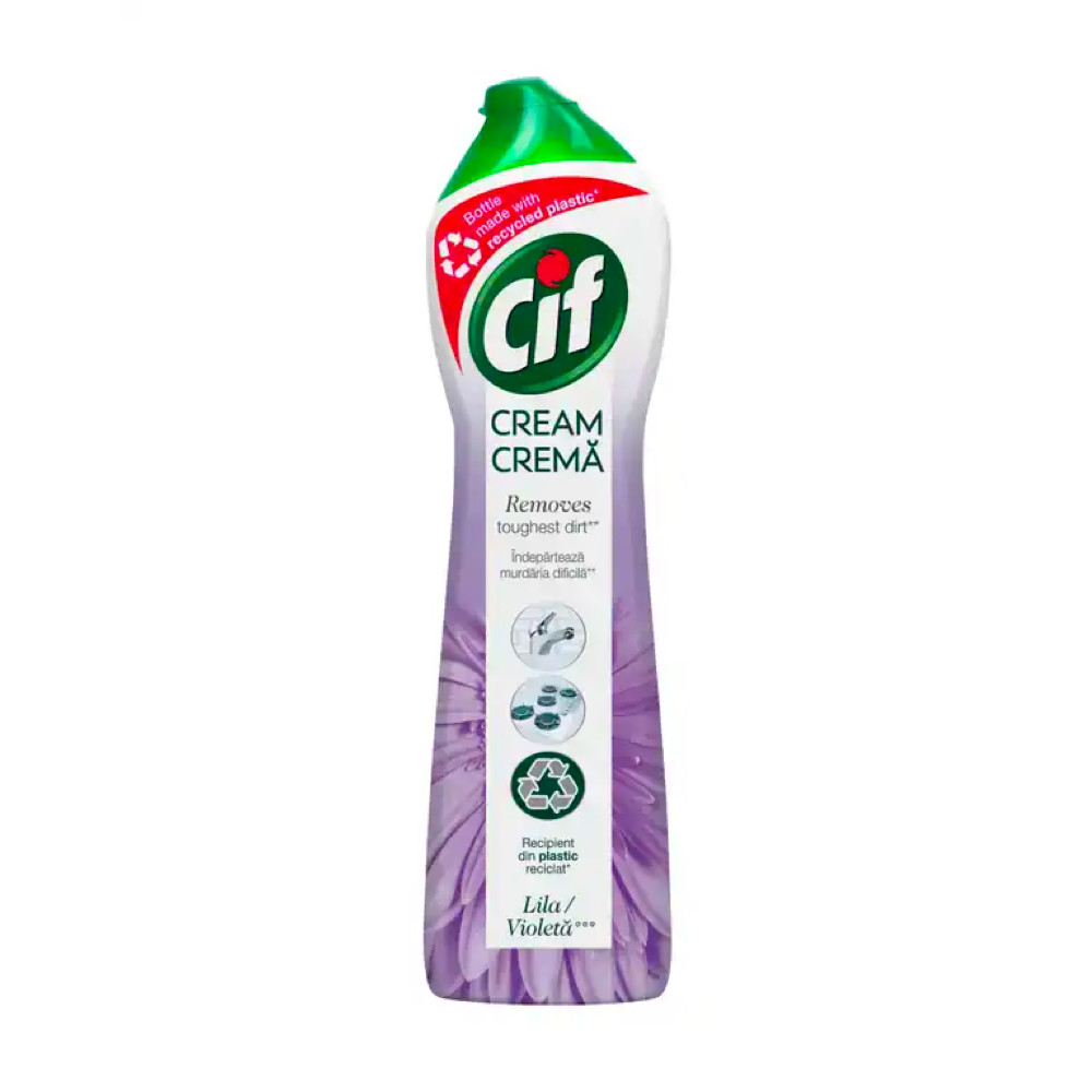 Cif cremă cu parfum de violetă