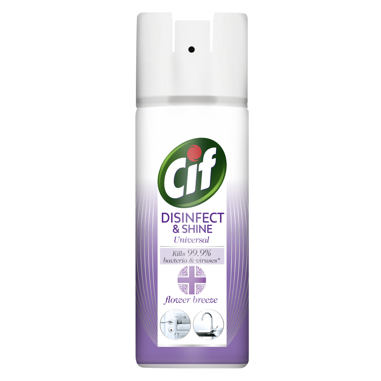 Cif Disinfect & Shine Flower breeze Aerosol împachetare